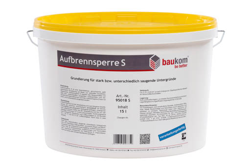 Baukom Aufbrennsperre 15,0 lt verarbeitungsfertig
